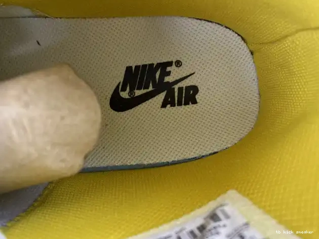 Reps TBK x Powder Air White Yellow-Cone Dark 1 NRG AQ0818-149 Off-White Jordan 0405